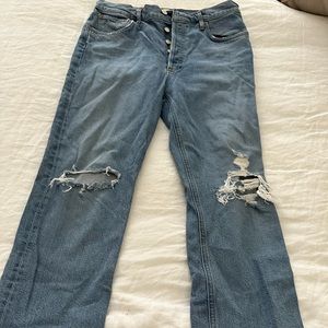 Womens agolde jeans riley sz 29 straight leg